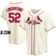 Matthew Liberatore Men's St. Louis Cardinals Cream Replica Alternate Jersey