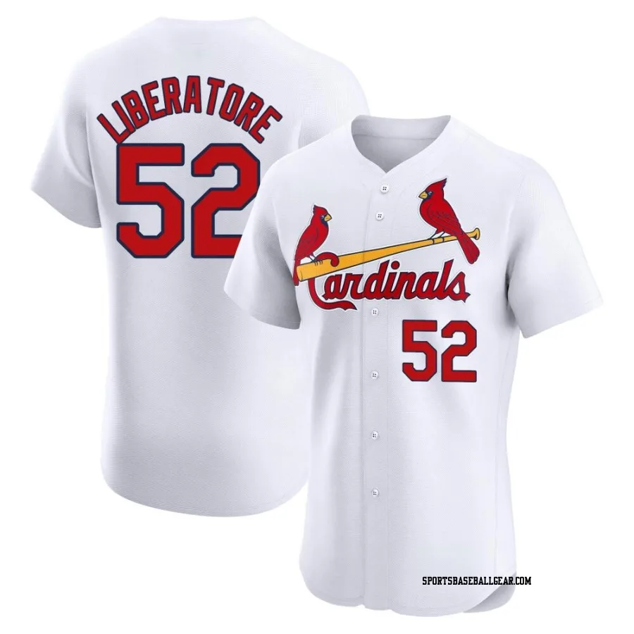 Matthew Liberatore Men's St. Louis Cardinals White Elite Home Jersey