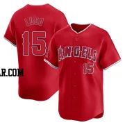 Matthew Lugo Men's Los Angeles Angels Red Limited Alternate Jersey