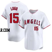 Matthew Lugo Men's Los Angeles Angels White Limited Home Jersey