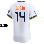 Mauricio Dubon Men's Houston Astros White Elite 2025 City Connect Jersey