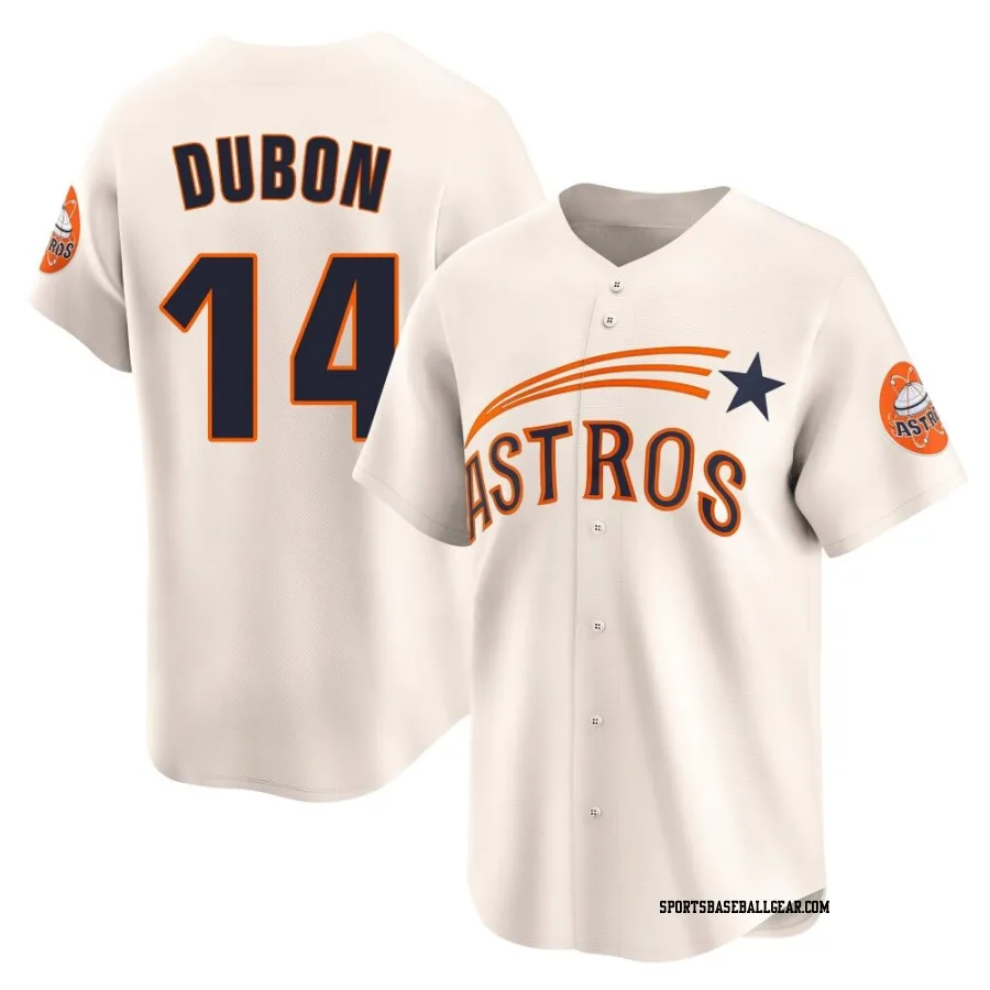 Mauricio Dubon Youth Houston Astros Cream Limited Throwback Cooperstown Collection Jersey