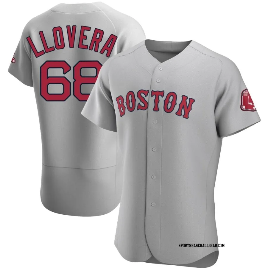 Mauricio Llovera Men's Boston Red Sox Gray Authentic Road Jersey