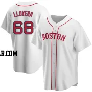 Mauricio Llovera Men's Boston Red Sox White Replica Alternate Jersey