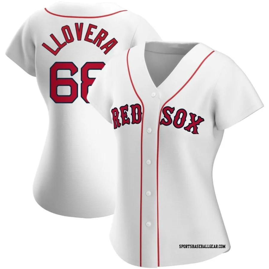Mauricio Llovera Women's Boston Red Sox White Replica Home Jersey