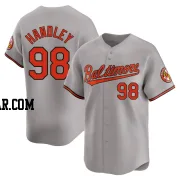 Maverick Handley Youth Baltimore Orioles Gray Limited Road Jersey