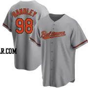 Maverick Handley Youth Baltimore Orioles Gray Replica Road Jersey