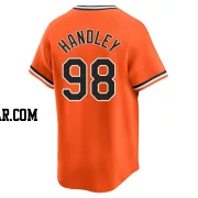 Maverick Handley Youth Baltimore Orioles Orange Limited Cooperstown Collection Jersey