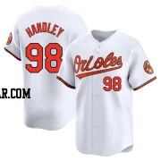 Maverick Handley Youth Baltimore Orioles White Limited Home Jersey