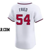 Max Fried Men's Atlanta Braves White Elite Home Jersey