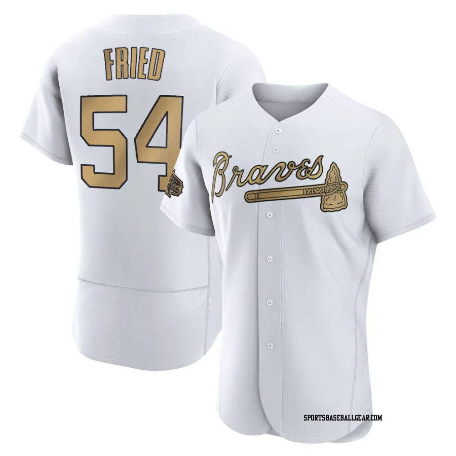 Max Fried Men's Atlanta Braves White Game Authentic 2022 All-Star Jersey