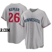 Max Kepler Men's Minnesota Twins Gray Replica Road Jersey