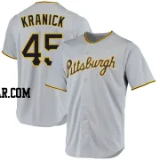 Max Kranick Men's Pittsburgh Pirates Gray Replica Road Jersey