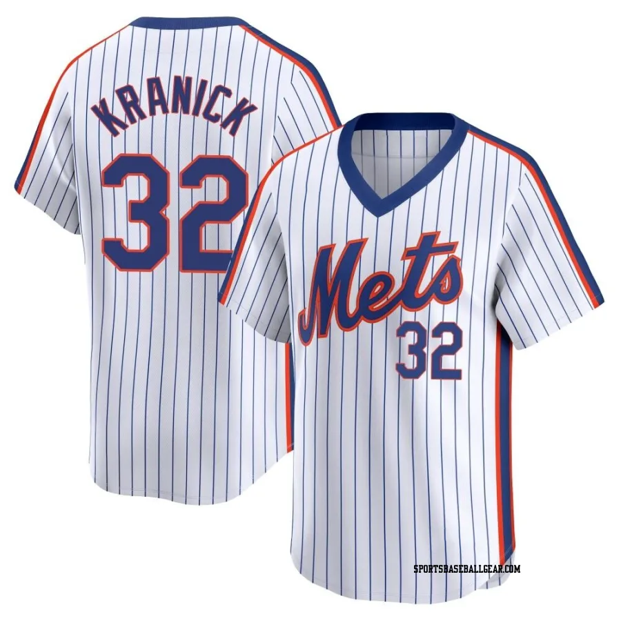 Max Kranick Youth New York Mets White Limited Cooperstown Collection Jersey