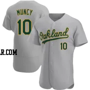 Max Muncy Men's Oakland Athletics Gray Authentic Road Jersey