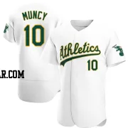 Max Muncy Men's Oakland Athletics White Authentic Home Jersey