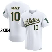 Max Muncy Men's Oakland Athletics White Elite Home Jersey