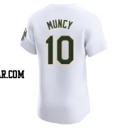 Max Muncy Men's Oakland Athletics White Elite Home Jersey