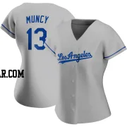 Max Muncy Women's Los Angeles Dodgers Gray Authentic Road Jersey
