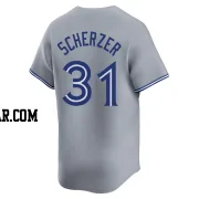 Max Scherzer Youth Toronto Blue Jays Gray Limited Away Jersey