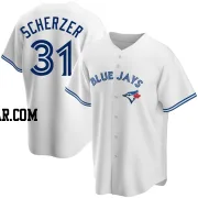 Max Scherzer Youth Toronto Blue Jays White Replica Home Jersey