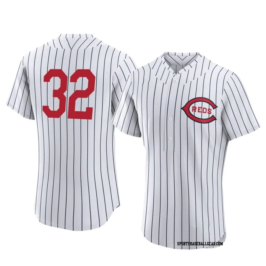 Max Schrock Men's Cincinnati Reds White Authentic 2022 Field Of Dreams Jersey