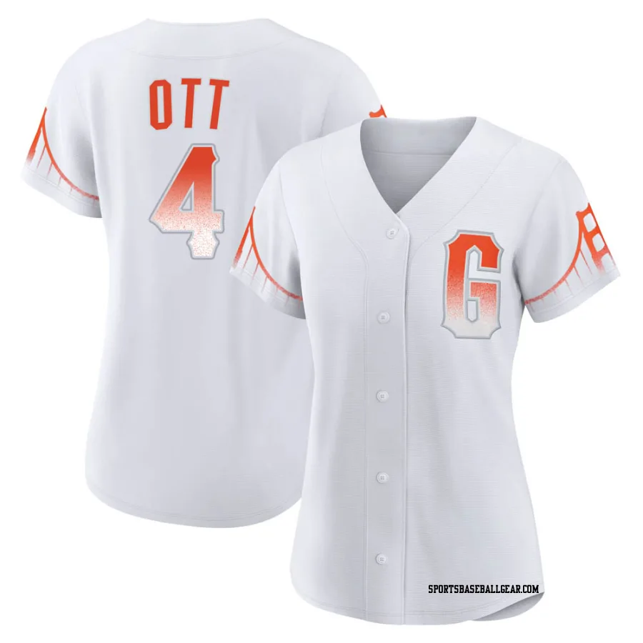 Mel Ott Women's San Francisco Giants White Authentic 2021 City Connect Jersey
