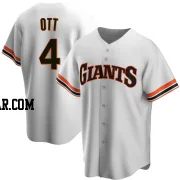 Mel Ott Youth San Francisco Giants White Replica Home Cooperstown Collection Jersey