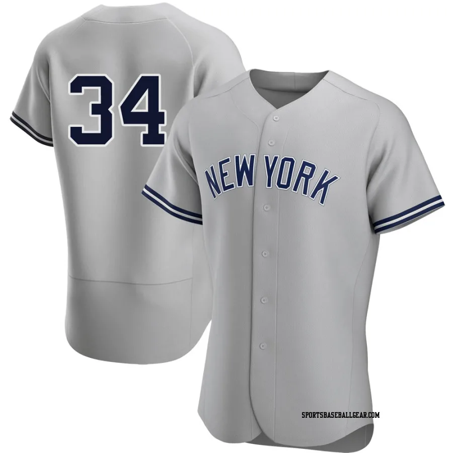 Mel Stottlemyre Men's New York Yankees Gray Authentic Road Jersey