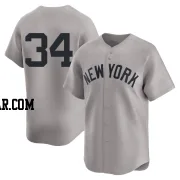 Mel Stottlemyre Men's New York Yankees Gray Limited Away 2nd Jersey