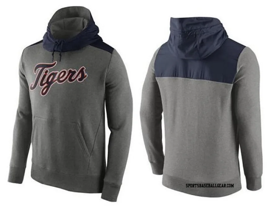 Men's Detroit Tigers Gray Hybrid Hoodie