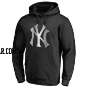 Men's New York Yankees Black Platinum Collection Pullover Hoodie -