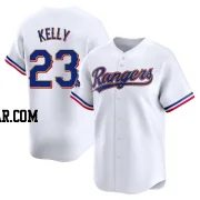 Merrill Kelly Men's Texas Rangers Gold Limited White 2024 Collection Jersey