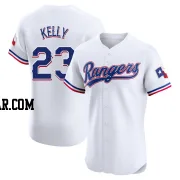 Merrill Kelly Men's Texas Rangers White Elite Home Jersey