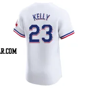 Merrill Kelly Men's Texas Rangers White Elite Home Jersey