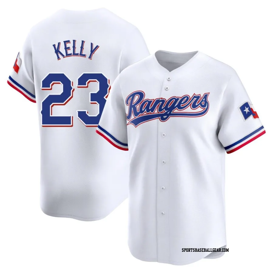 Merrill Kelly Men's Texas Rangers White Limited Home Jersey