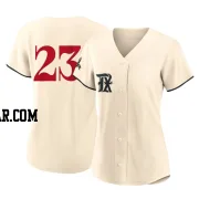 Merrill Kelly Women's Texas Rangers Cream Replica 2023 City Connect Jersey
