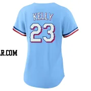 Merrill Kelly Women's Texas Rangers Light Blue Replica Alternate Jersey