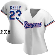 Merrill Kelly Women's Texas Rangers White Replica Home Jersey