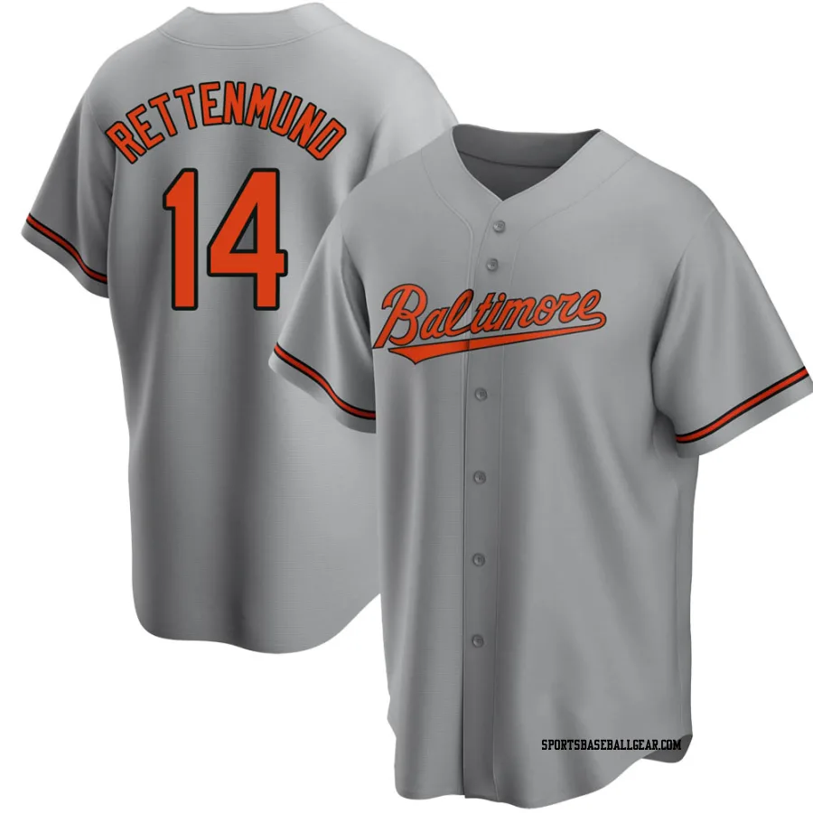 Merv Rettenmund Youth Baltimore Orioles Gray Replica Road Jersey