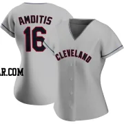 Michael Amditis Women's Cleveland Guardians Gray Authentic Road Jersey
