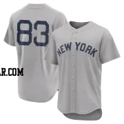 Michael Arias Men's New York Yankees Gray Authentic 2021 Field of Dreams Jersey