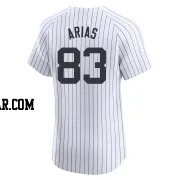Michael Arias Men's New York Yankees White Elite Home Jersey