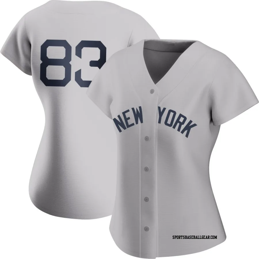 Michael Arias Women's New York Yankees Gray Replica 2021 Field of Dreams Jersey