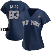 Michael Arias Women's New York Yankees Navy Replica Alternate 2024 World Series Jersey