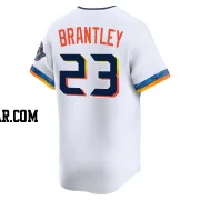 Michael Brantley Men's Houston Astros White Limited 2025 City Connect Jersey