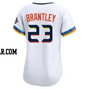 Michael Brantley Women's Houston Astros White Limited 2025 City Connect Jersey