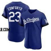 Michael Conforto Men's Los Angeles Dodgers Royal Authentic 2021 City Connect Jersey