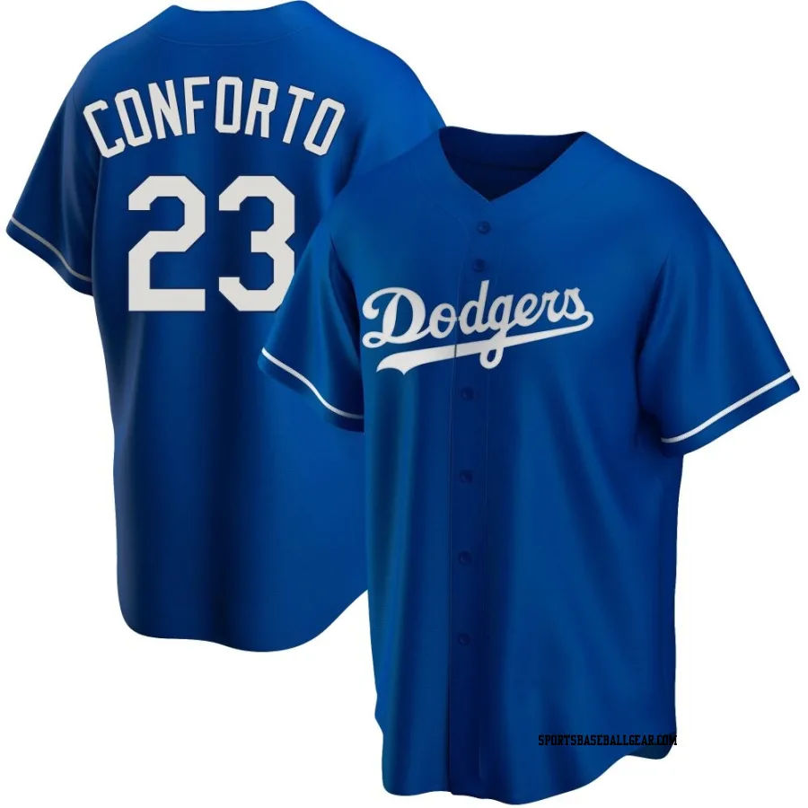 Michael Conforto Men's Los Angeles Dodgers Royal Replica Alternate Jersey
