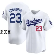 Michael Conforto Men's Los Angeles Dodgers White Limited 2024 World Tour Seoul Series Home Jersey